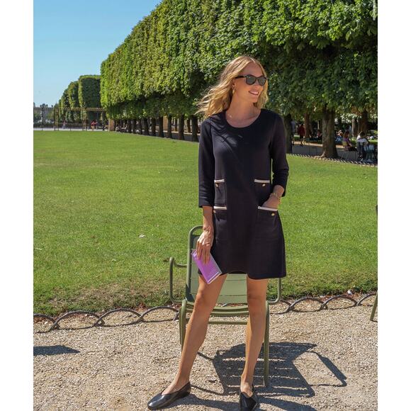 TUCKERNUCK Black Francoise Mod Mini Dress NWT Size XS - Picture 6 of 15